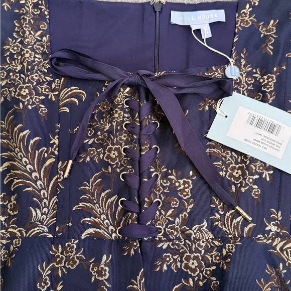 Hill House Black and Gold Floral Blouse - Picture 3 of 6